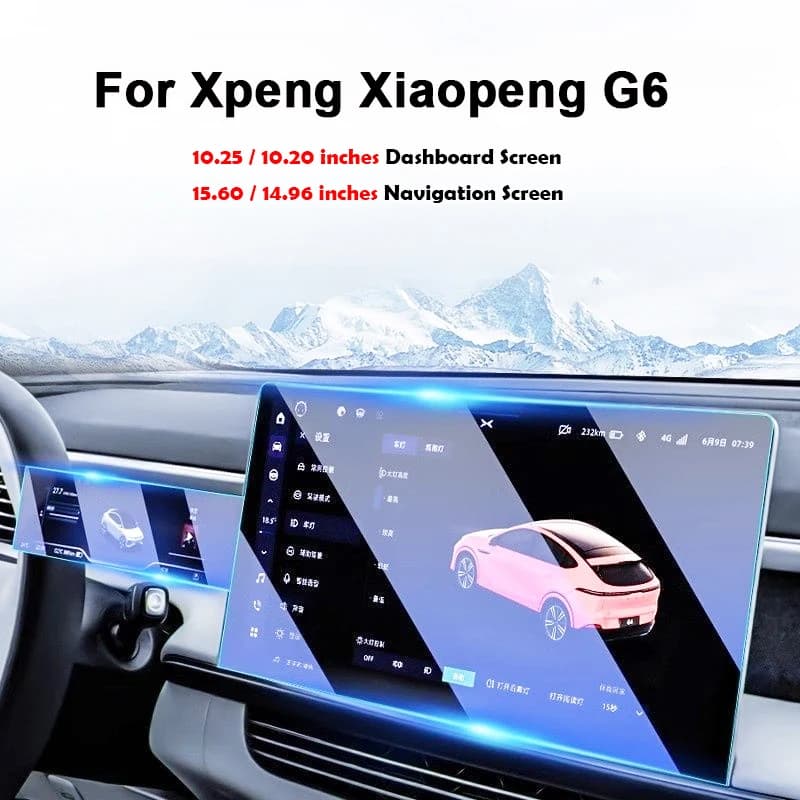 Per Xpeng G6 Xiaopeng G6 2023 2024 2025 Protezione Dello Schermo In Vetro Temperato Abbagliamento HD Centro di Controllo Touch Screen Pellicola Protettiva