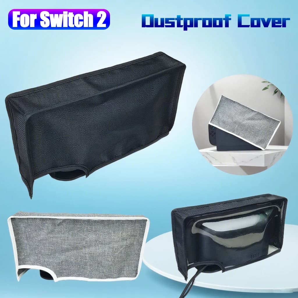 Copertura antipolvere per NS Switch 2 (2025) Custodia protettiva antipolvere in tessuto antigraffio per console e dock Switch2 Accessori