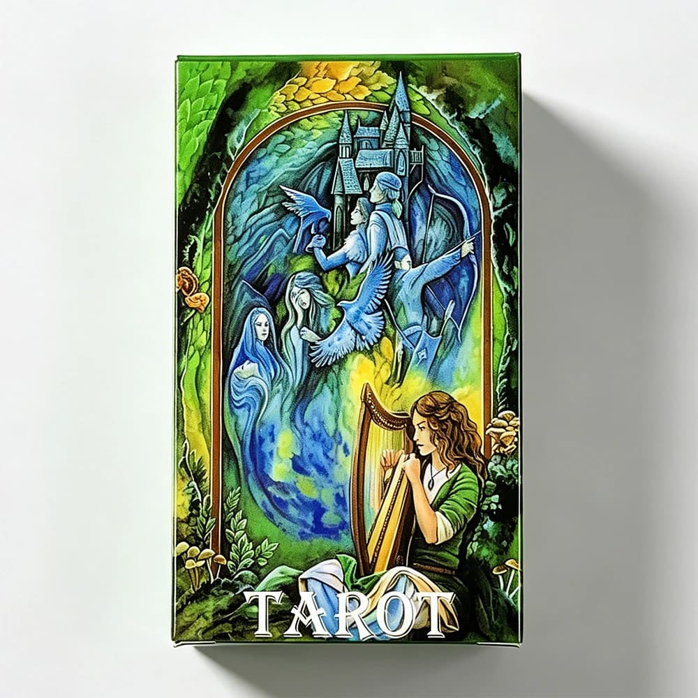 Nuove fantastiche carte dei Tarocchi con miti e leggende, edizione inglese Visions Divination Deck Borad Games, gioco per il tempo libero e riunioni di famiglia