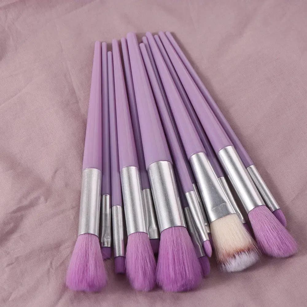 13Pcs/Set Professional Professional Makeup Brushes Furry Soft Eyeshadow Powder Brush Tools Concealer Cosmetic Brush Set Student