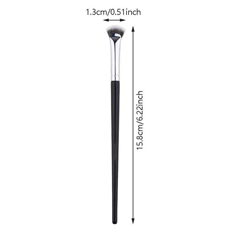 1PC Mascara Highlighter Powder Smudge Tool Fan-shaped Eyelash Brush Soft No Shedding Professional Beauty Eyelash Makeup Brushes