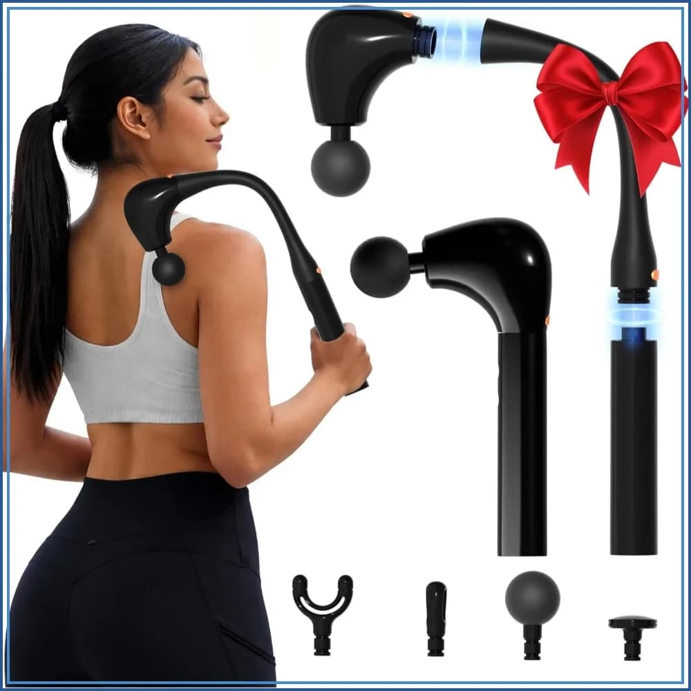 Detachable 2-in-1 back massager to relieve pain, muscle relaxation for shoulders, back, thighs, waist and neck