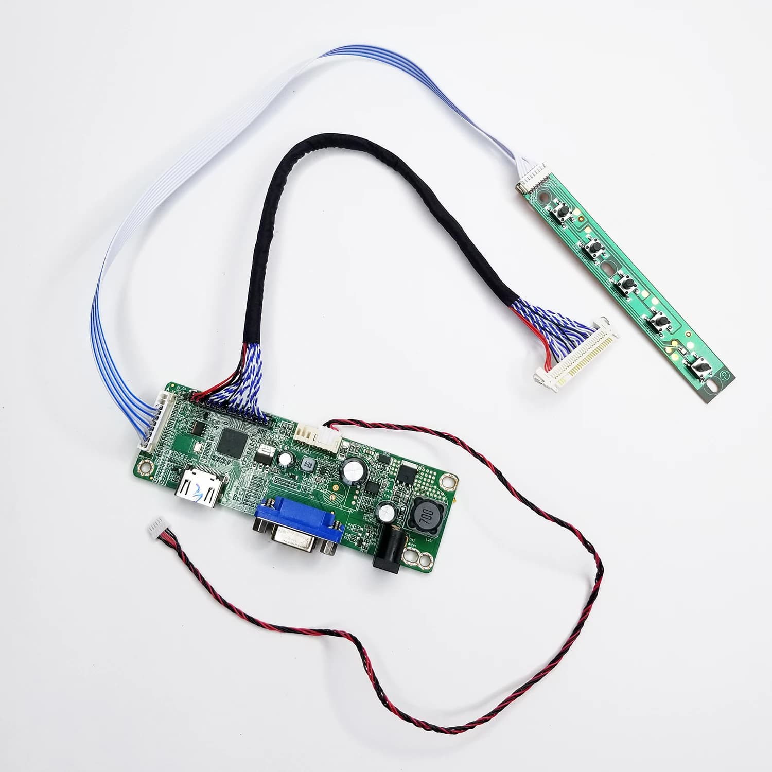 LCD controller board for 19 inch M190PW01 V8 M190MWW4 R2 1440x900 30P LVDS LED screen HDMI VGA diy display repair lcd driver kit