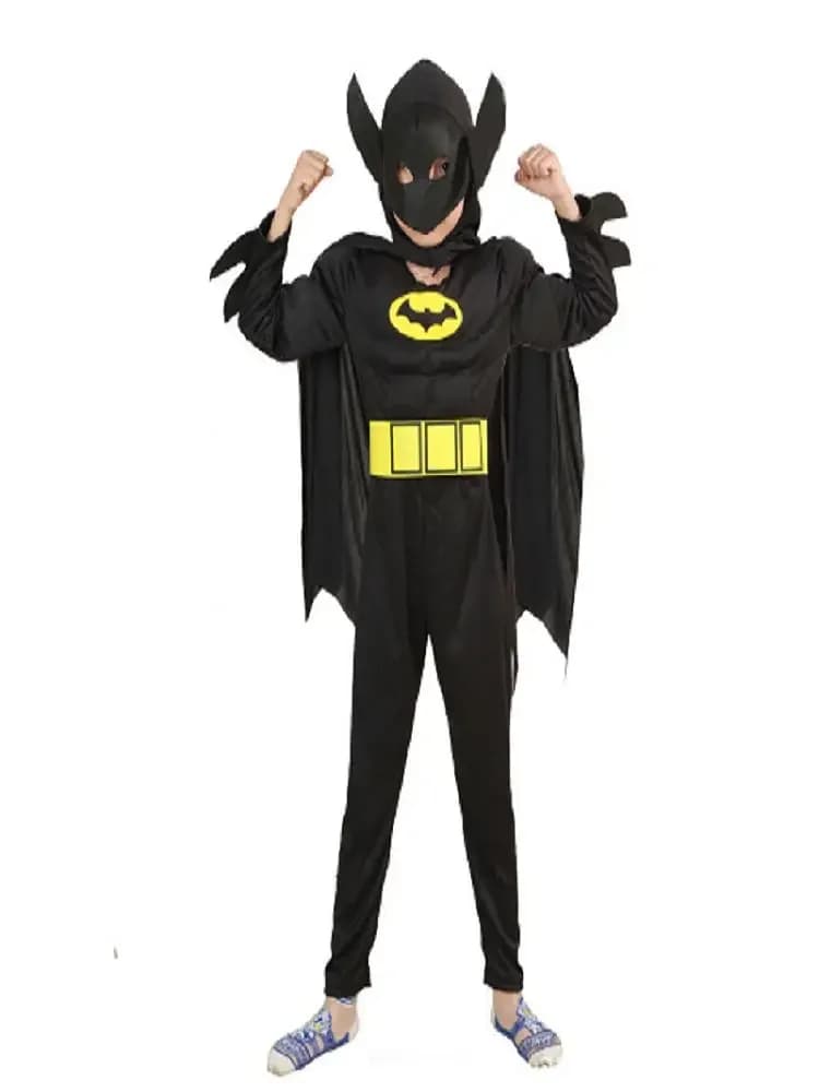 New Halloween Costumes for Children: Anime and Superhero figures, Musculose suits, Mask and Carnival Dresses