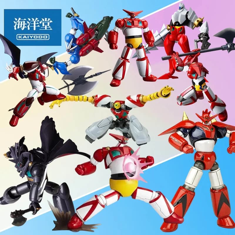 KAIYODO Originale Revoltech Getter Robot Serie Tower Getter 1 Versione Rinnovata Modellino Action Figure Anime Regalo per Ragazzi