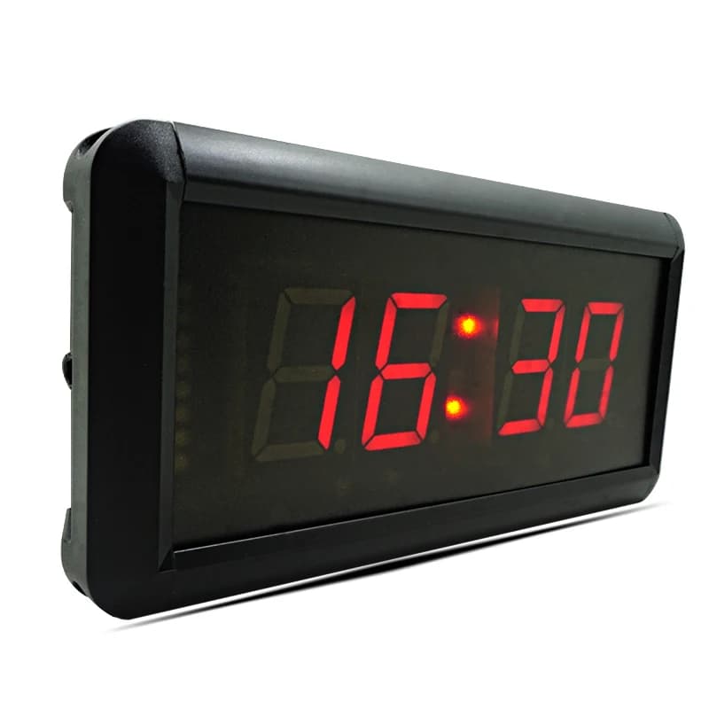 Competizione di basket per esame di nuoto con timer elettronico da corsa su un solo lato a LED 24 secondi maratona
