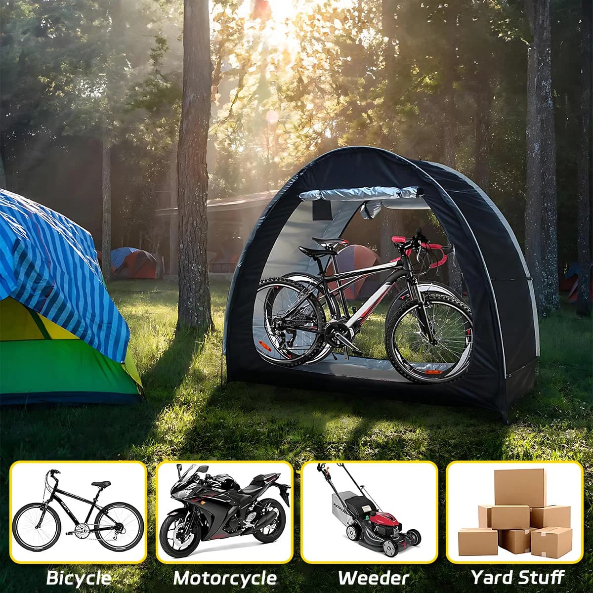 Oxford Fabric Portable Private Travel Tent for hiking, cycling, camping and outdoor travel