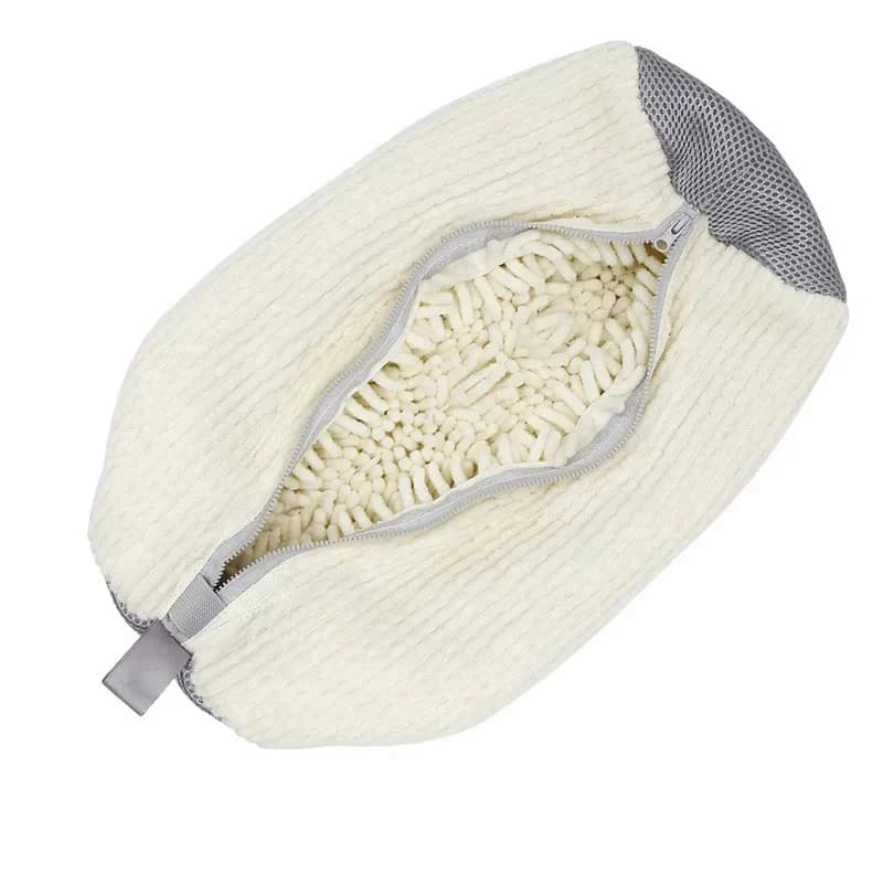 Washing Bag Shoes with Brush, Laundry Resistant Bag, for Sneakers and Casual Shoes, Care Accessories of All Types of Footwear