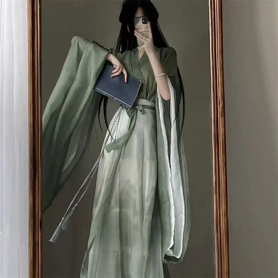 Chinese Hanfu Jurk Vrouwen Halloween Carnaval Cosplay Kostuum Oude Traditionele Hanfu bule Kostuum Fancy Dress Plus Size