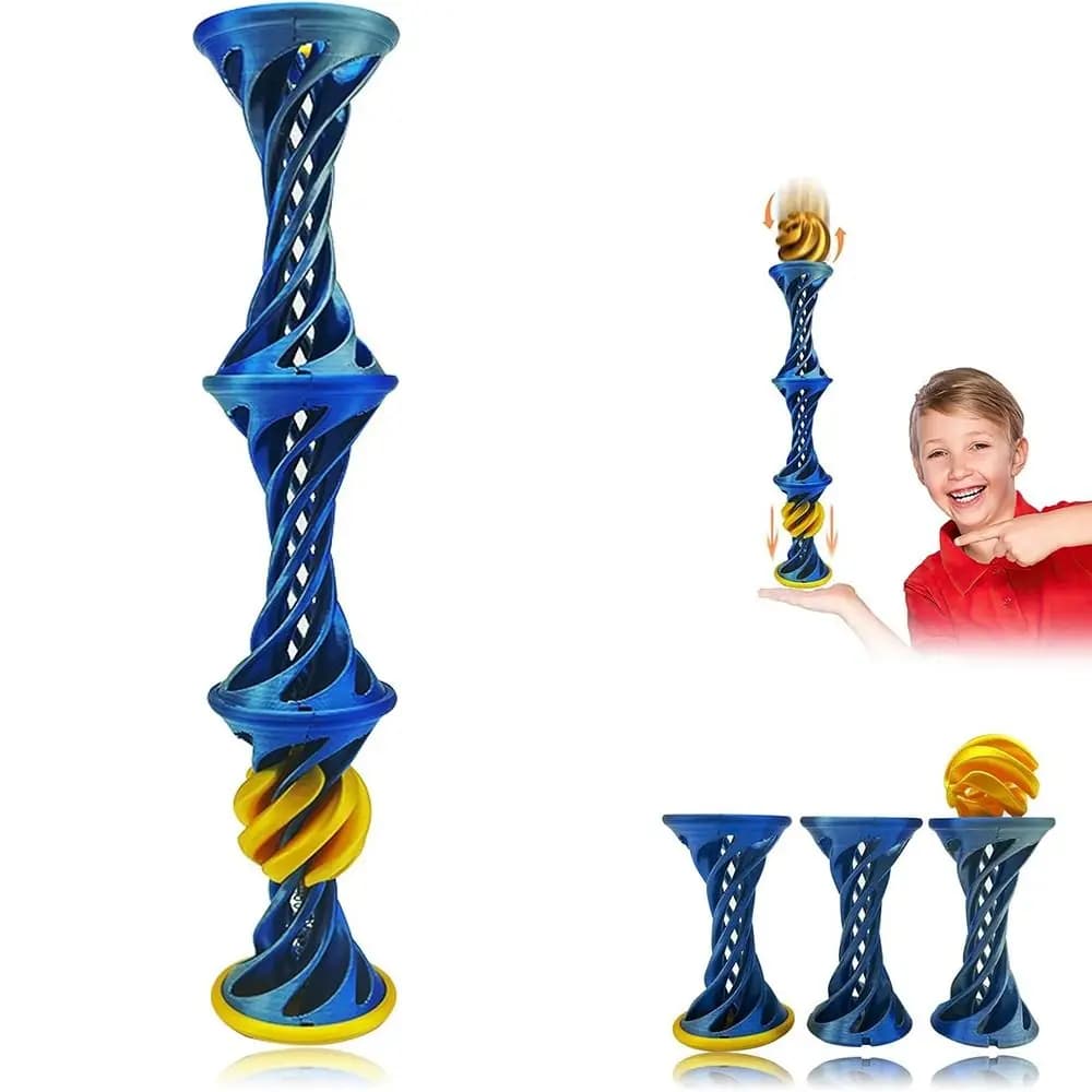 Creativo Ansia Rilassante 3D Stampato Gear Ball Gear Sfera Sensory Neededs Spin Ball Rotary Fidget Toy Palla antistress per i bambini