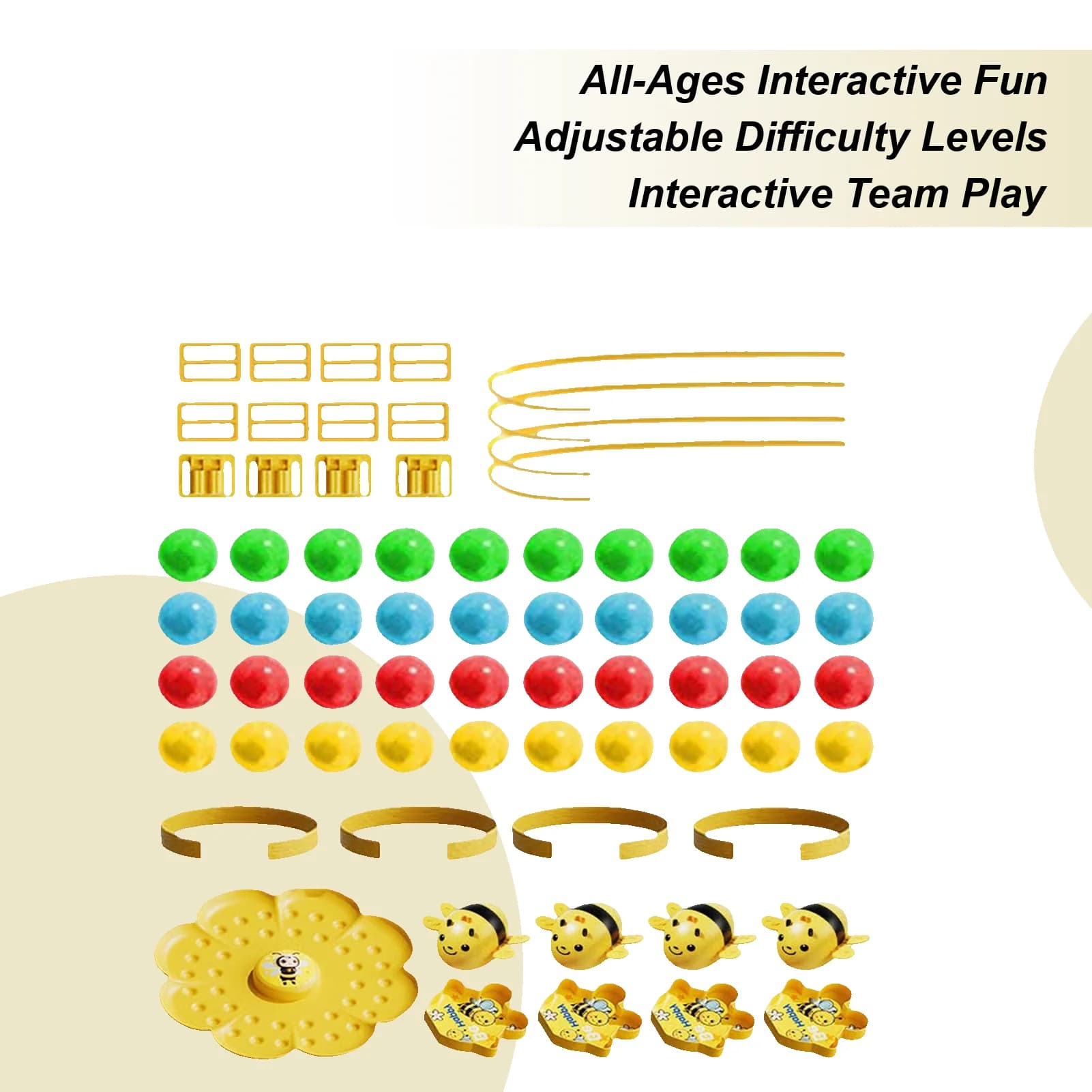 Gioco da tavolo con api occupate, educativo, magnetico, divertente, portatile, api occupate, gioco per feste in famiglia, per viaggi, riunioni di feste al coperto e all'aperto