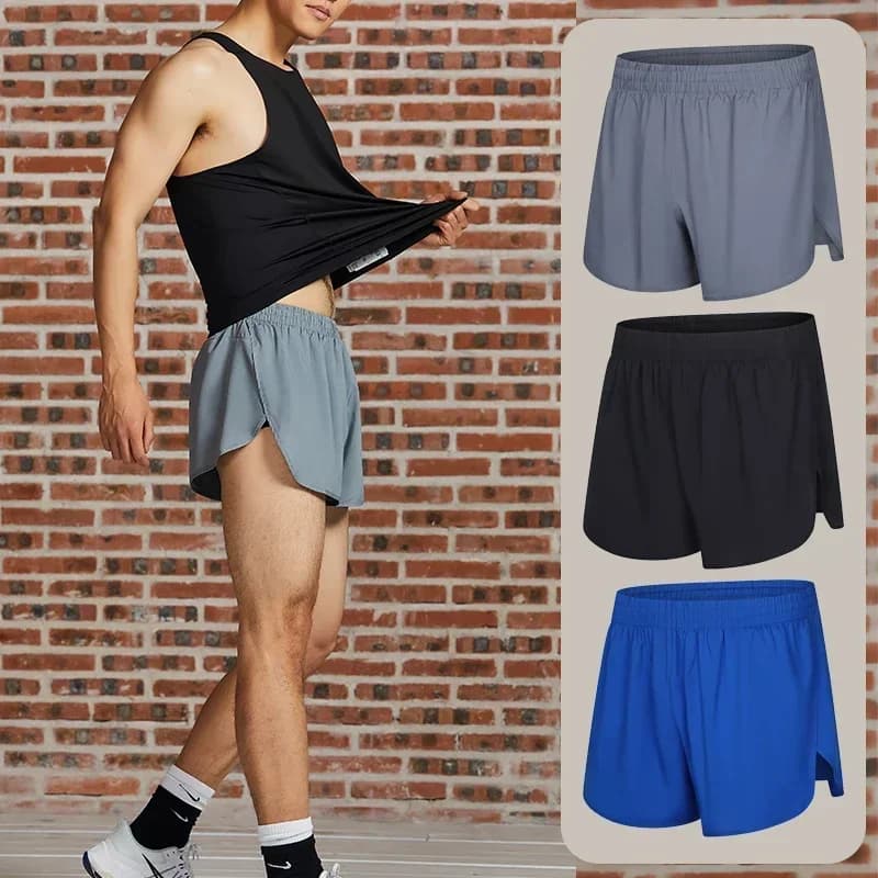 Running Shorts for Light Marathon, Rapid Drying, Breathable and Absorbent, Shorts for Men Fitness Training