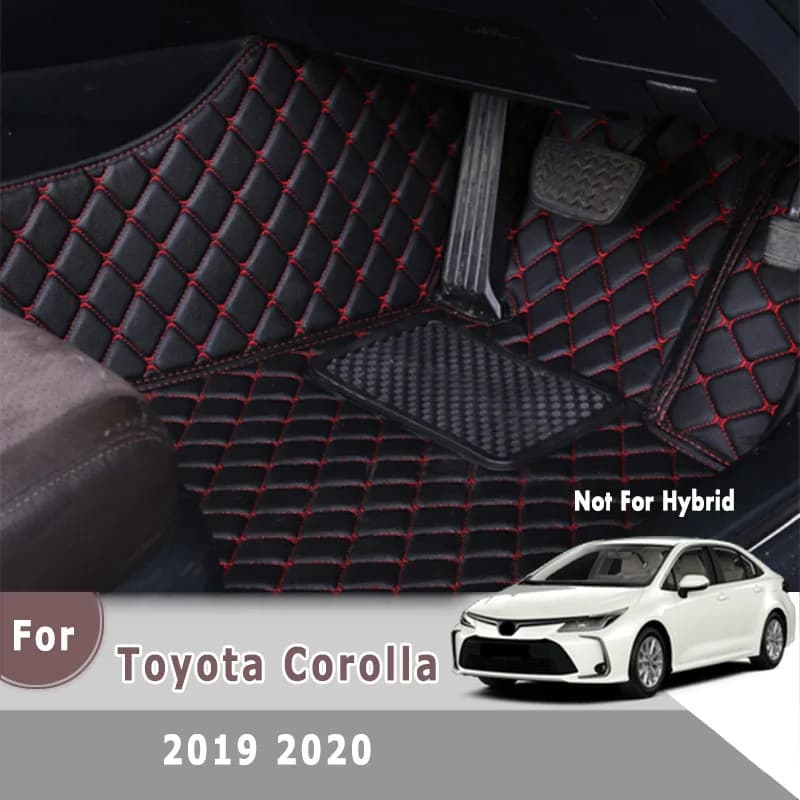 Tappetini per Auto RHD per Toyota Corolla E210 210 2024 2023 2022 2021 2020 2019, Tappeti in Pelle, Accessori Interni Auto