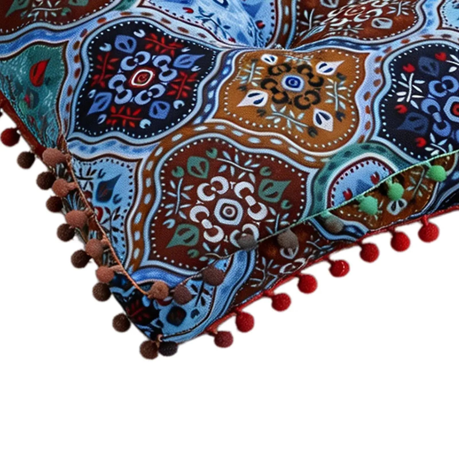 Cuscini per sedie da pranzo 40x40 cm, antiscivolo, morbidi, in stile boho, per interni, decorazioni per la casa, per alleviare la pressione durante la seduta, per camera da letto e soggiorno