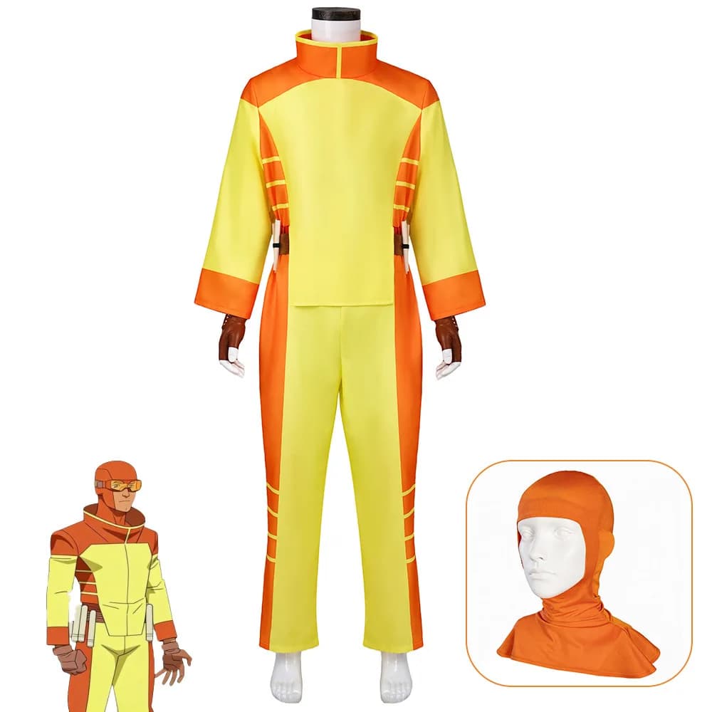 Fancy Dress Cartoon Invincible Rex Splode Cosplay For Men Battle Suits Man Costume Halloween Adult Male Fantasia Party Outfits