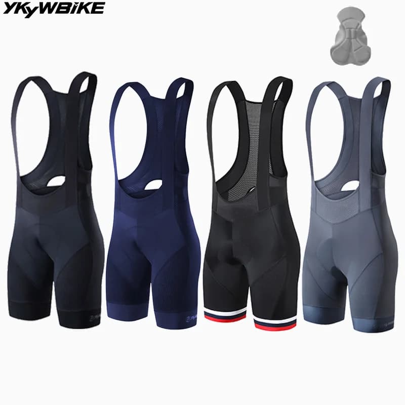 Ykywbike Shorts with Cycling Braces Man Outdoor Clothing Bike Ride Padded with riding straps Cycling clothing for men