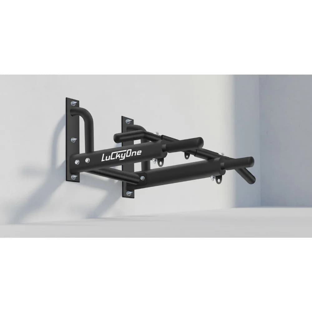 Traction bar for heavy-duty wall mounting, steel traction bar with screws for assembly on wood/wall for training at home gym