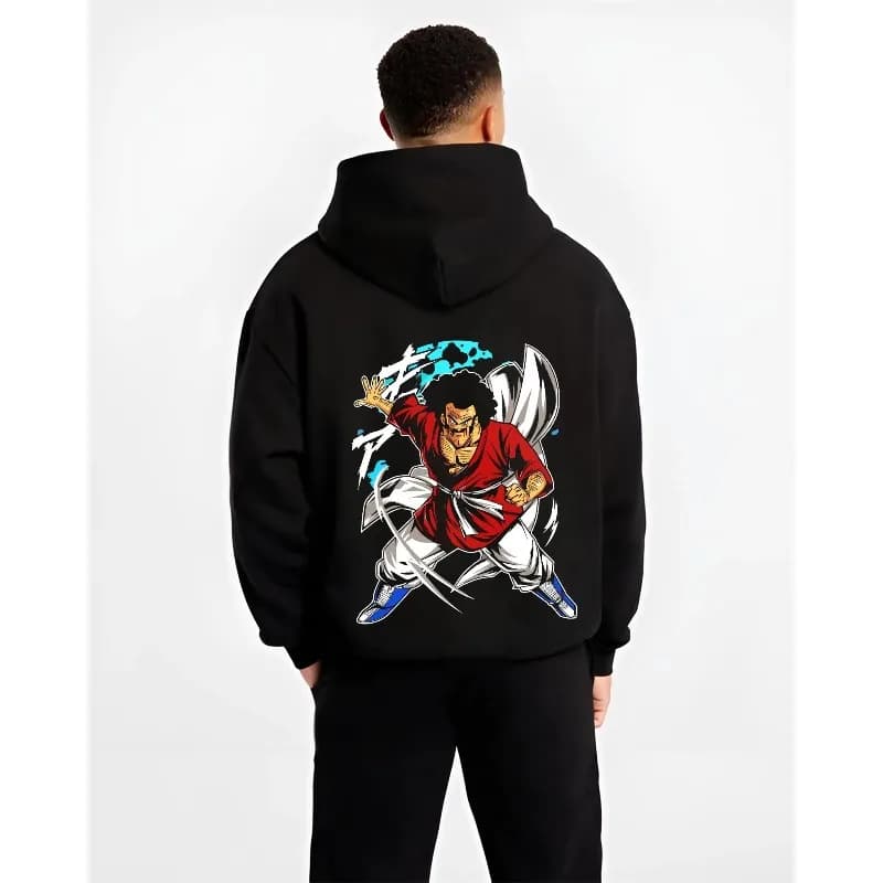 2025 Dragon Ball Felpe con cappuccio da uomo Autunno Inverno Anime giapponese Mr Satan Abbigliamento grafico Y2K Felpa 100% cotone Maschile Causalwear