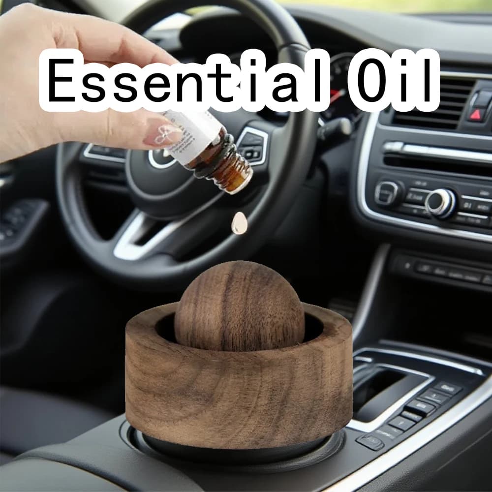 Set di diffusori per aromaterapia in legno naturale con bottiglie di oli essenziali: migliorano il tuo spazio con profumi calmanti