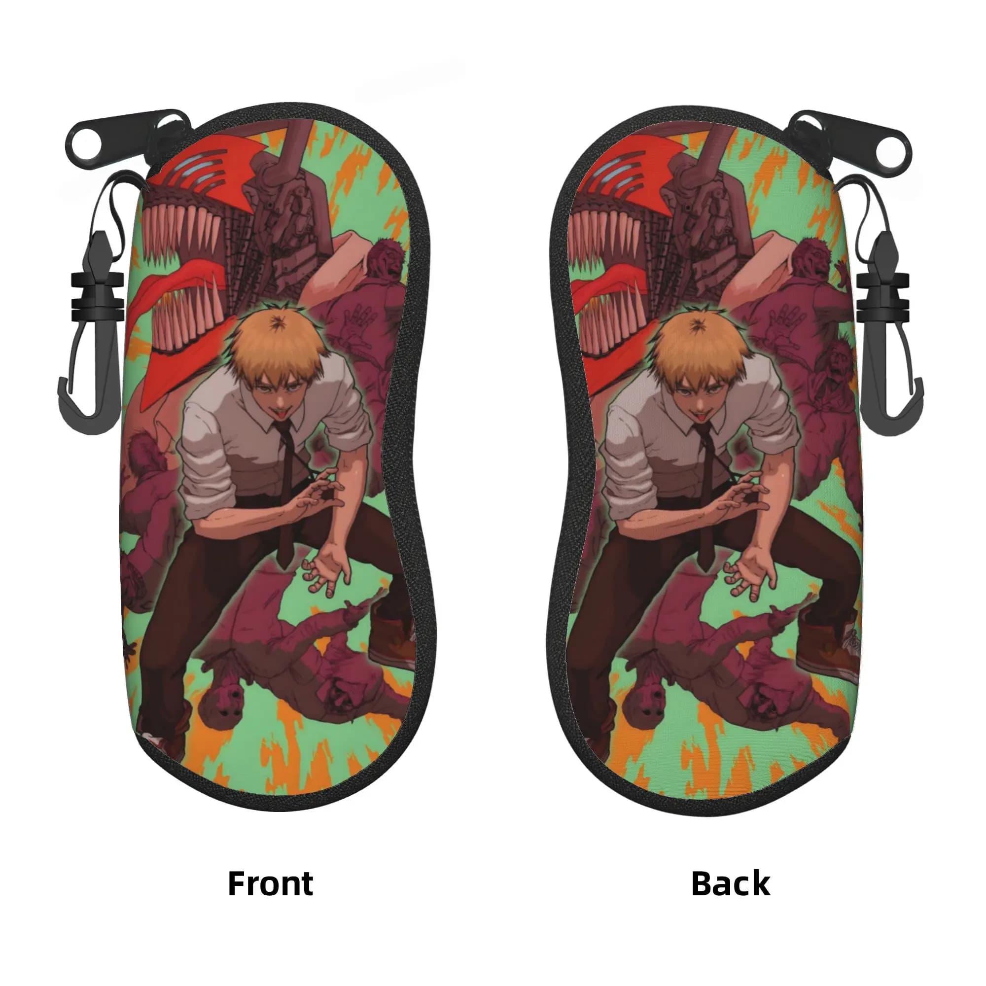 Custom C-Chainsawes Man Movie Hot Trending Shell Eyeglasses Protector Cases Women Men Sunglass Case Japan Glasses Bag
