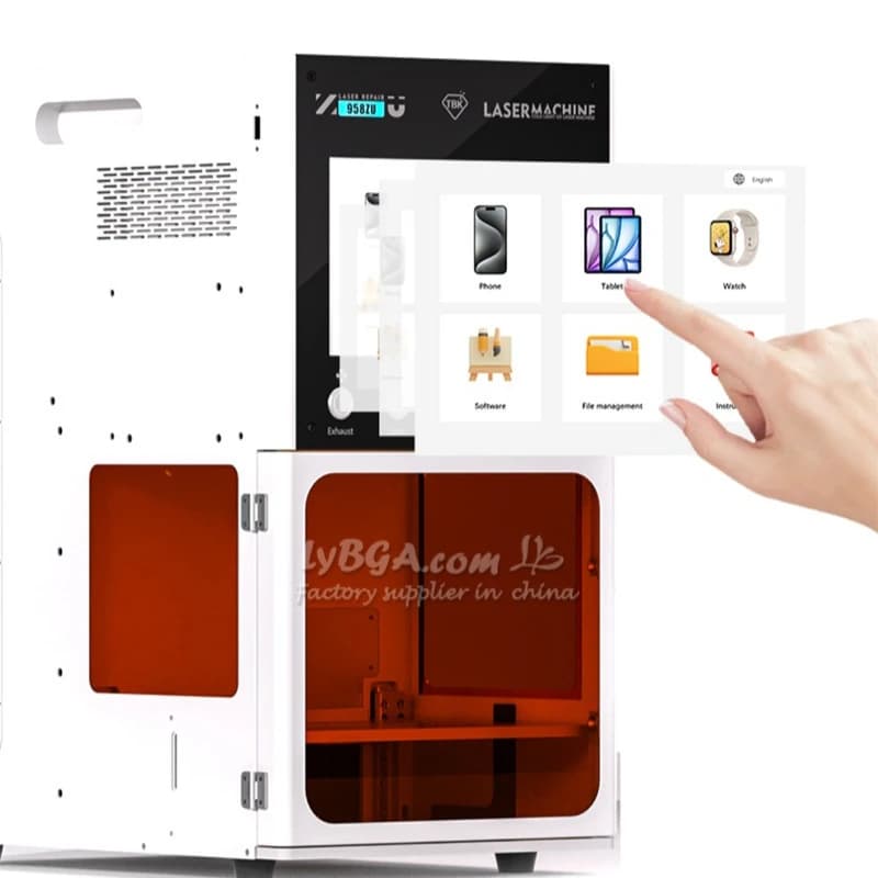 LY TBK 958ZU UV Laser Marking Engraving Machine Soldering Station Chip Mobile Repair Machine for Metal Plastic Glass Separating