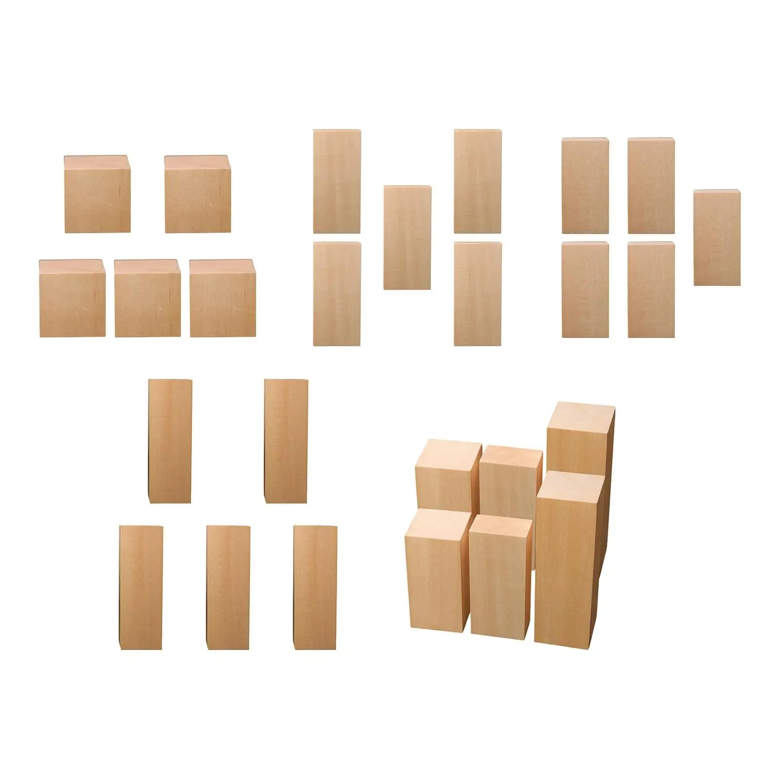 DIY Wooden Craft Blocks Basswood Kit Whittling Material for Beginners Unfinished Wood Pieces for Art and Craft Projects