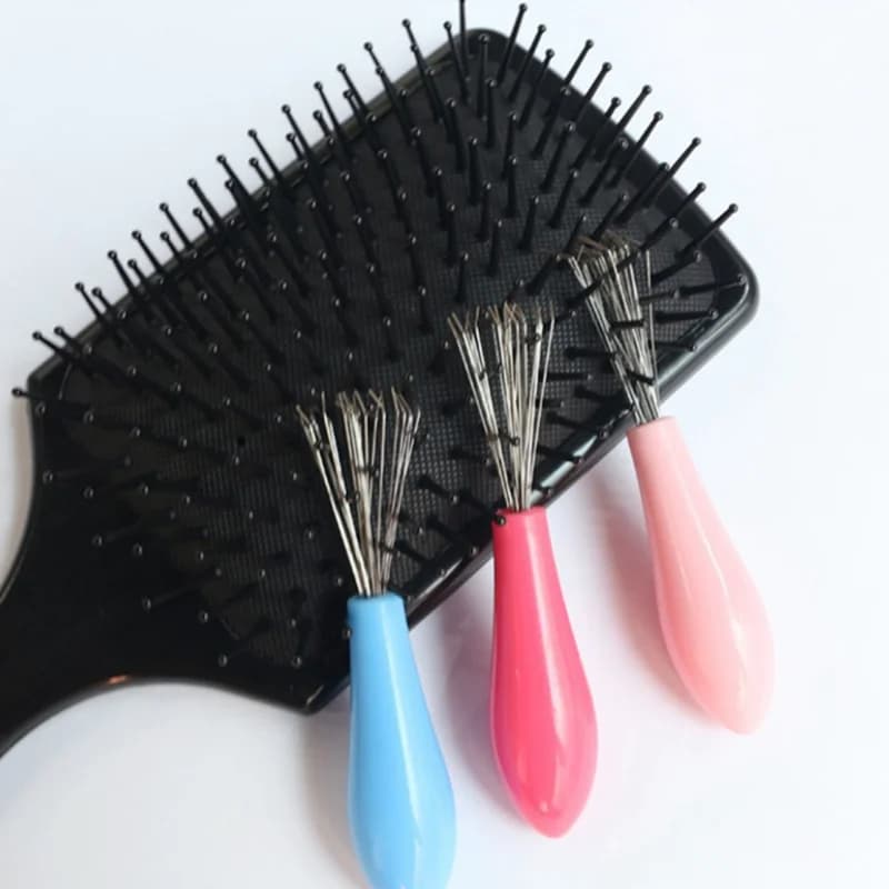 Pettine Hair Brush Cleaner Plastic Handle Cleaning Brush Removal Device Embedded Beauty Tools Cleaning products Cleaning products