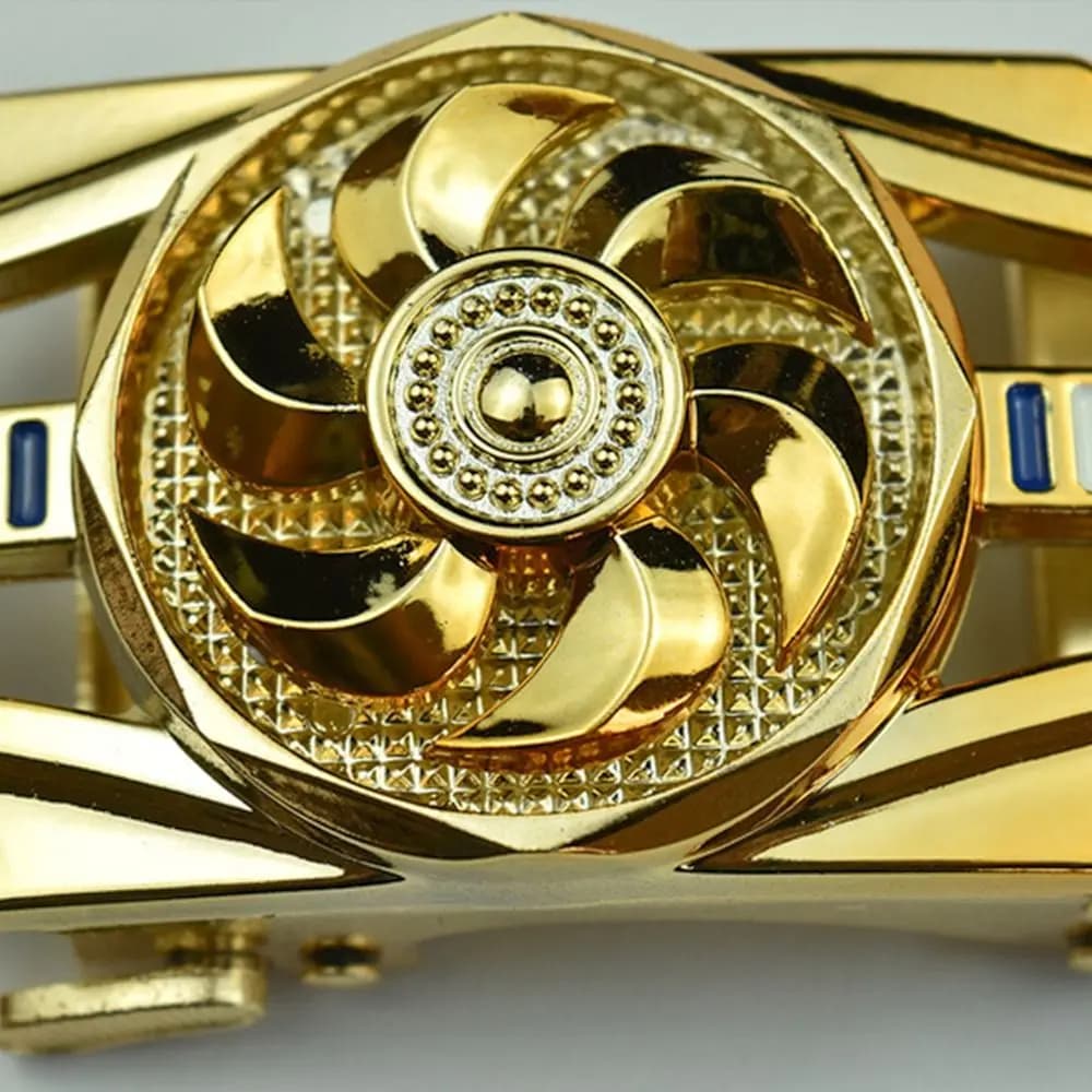 Durable Rotating Time To Run Belt Buckle Headless Man Belt Automatic Buckle Sports Car Model Business Pants Buckle