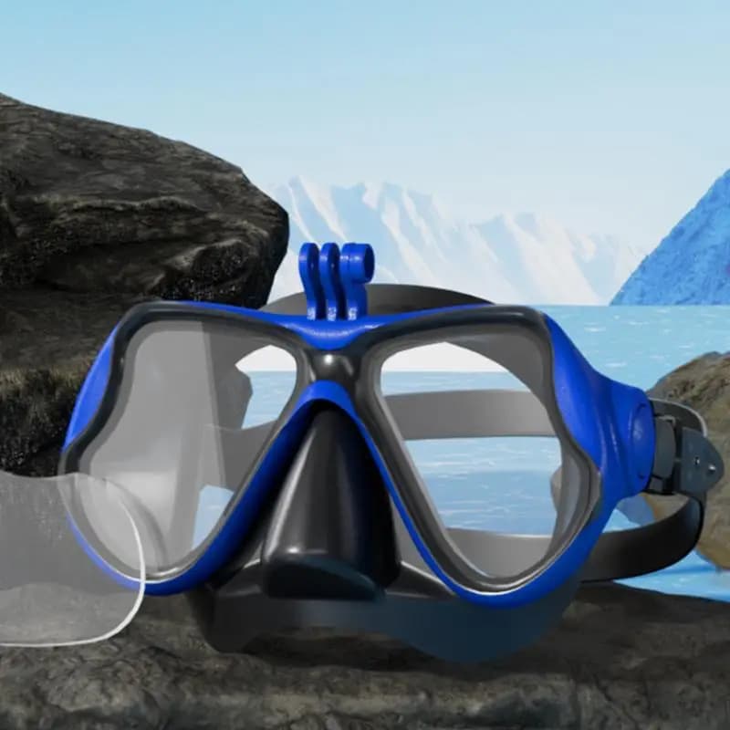 Professional Underwater Mask Dive Scuba Sweat Sweatshirts Diving glasses for pool equipment with GoPro camera support