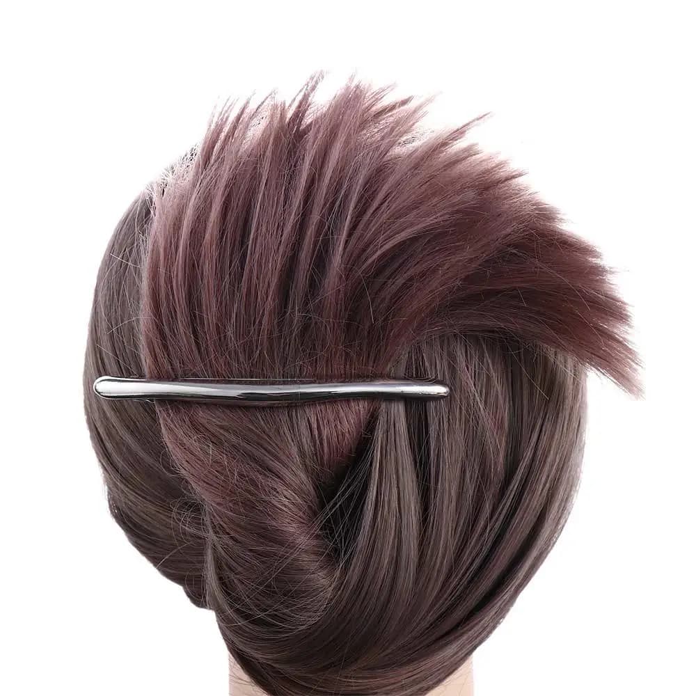 Metal horizontal hair clip, simple, Korean style, women's hair accessory, irregular design