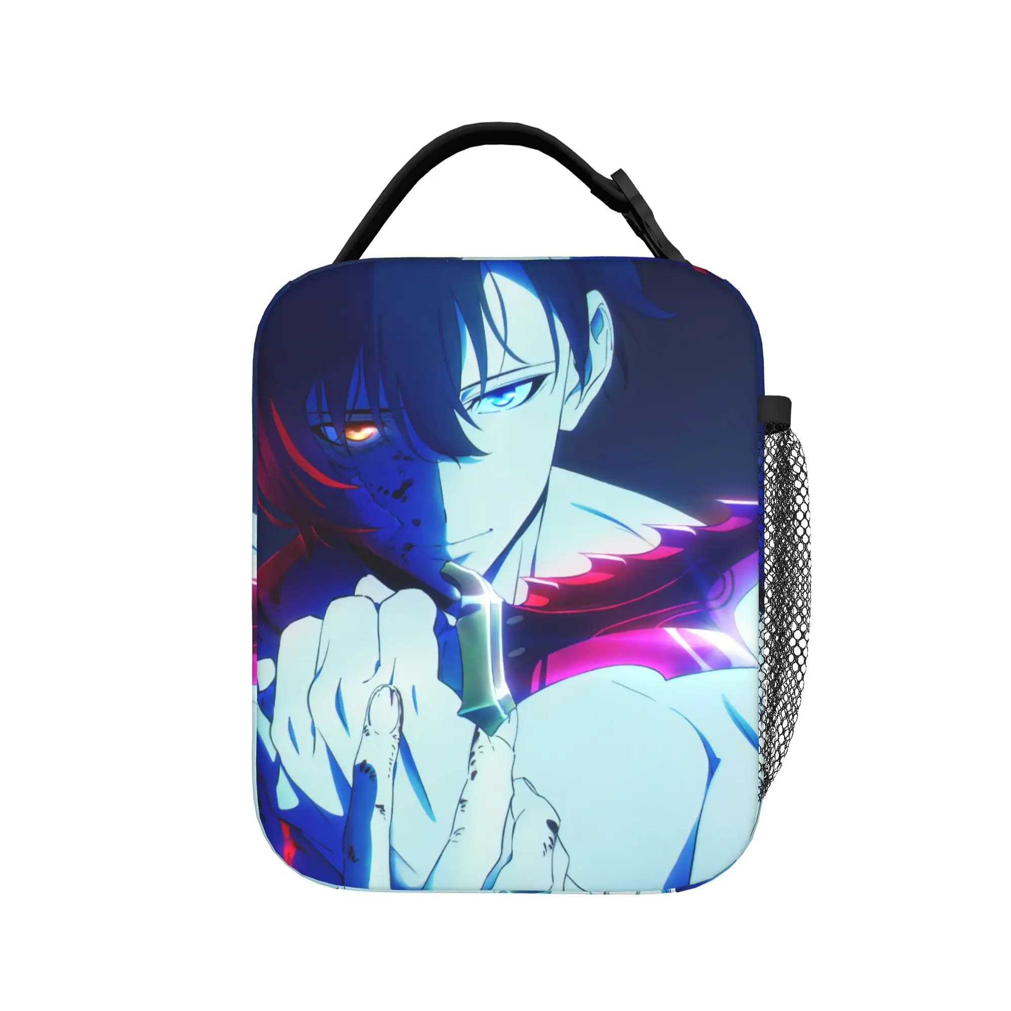 Anime Solo Levelings Thermal Insulated Lunch Bag for Work Portable Food Bag Cooler Thermal Lunch Boxes