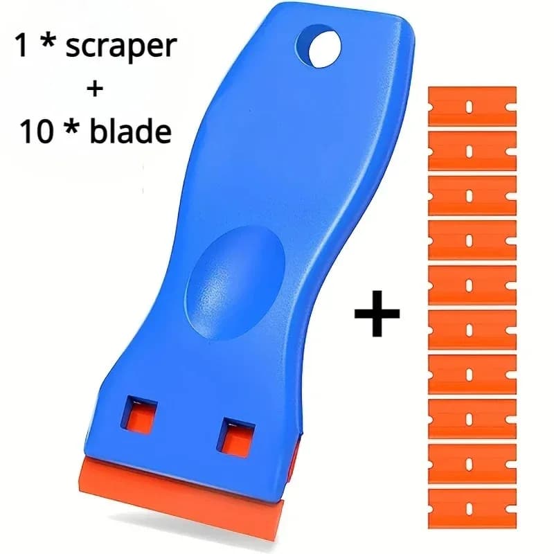 Multipurpose Car Sticker Removal Tool Set - Plastic Film Glass Home Cleaner Auto Detailing Kit
