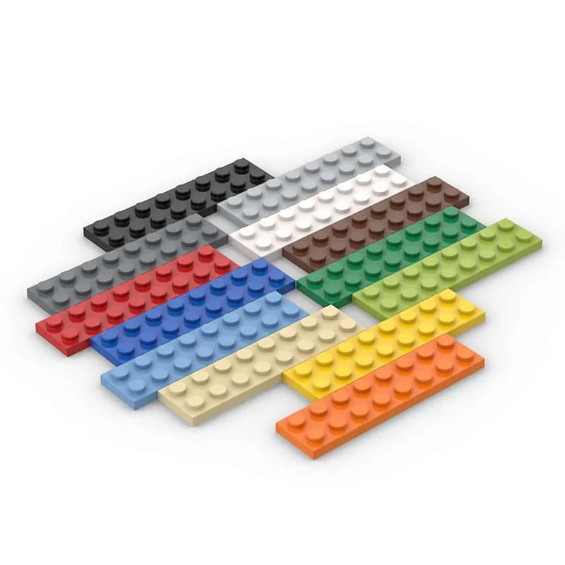 20 pz/lotto blocchi sfusi mattoni da costruzione sottili 2 x8 giocattoli educativi per la costruzione di assemblaggi per bambini compatibili con il marchio 3034