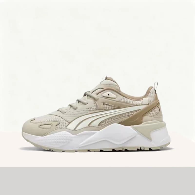 Puma RS-X Efekt: Scarpe da Corsa Eleganti, Leggere, Antiscivolo e dal Profilo Basso per Uomo e Donna – Grigio e Bianco 390776-51