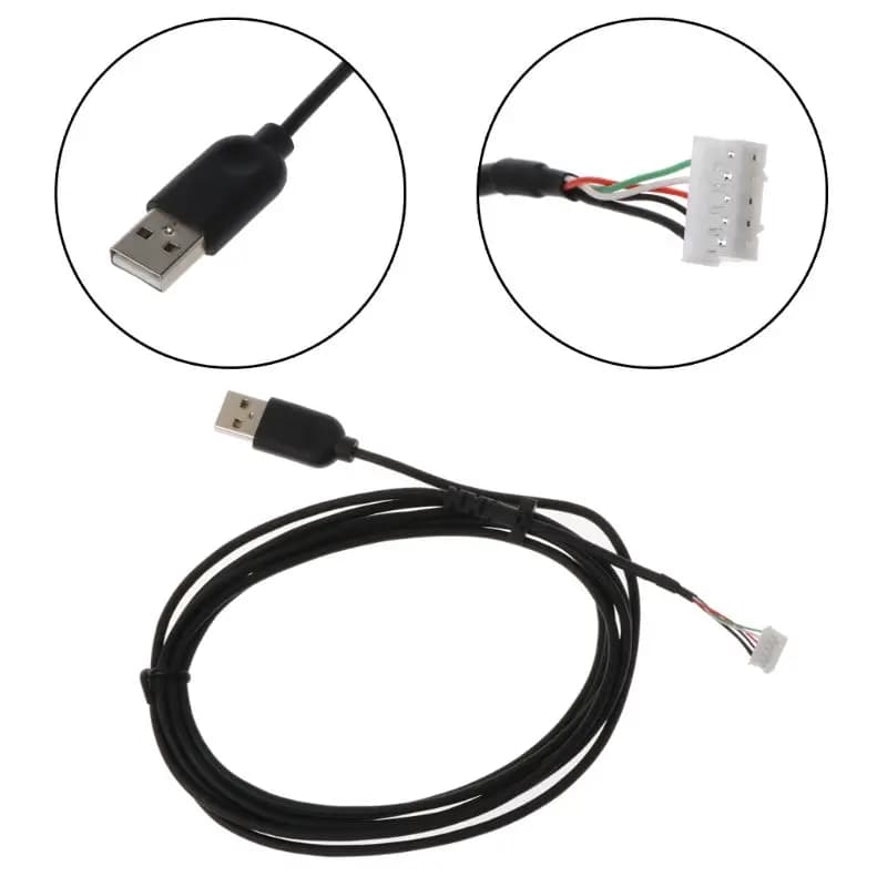 USB Mouse Cable Replacement Cable for PVC Mouse Line For Repair Accessory For Game Mouse Replacement Parts G102