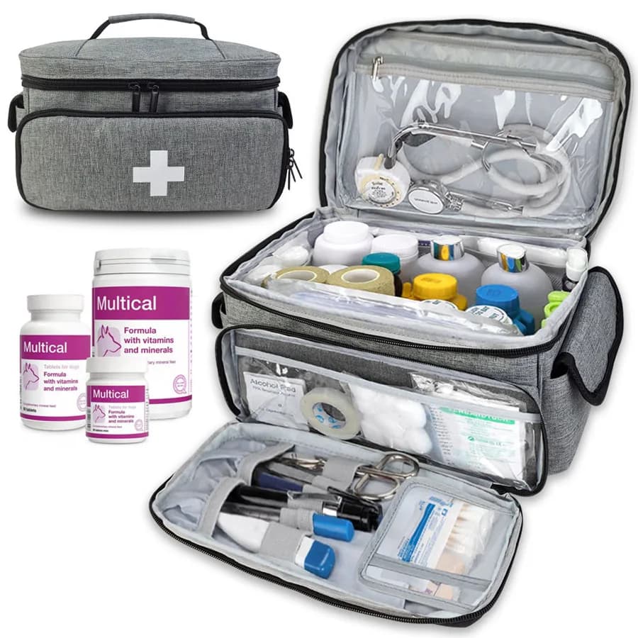 First Aid Kit,Medical Storage,Medicine Organizer,Home Emergency Bag,Drug Carrying Case