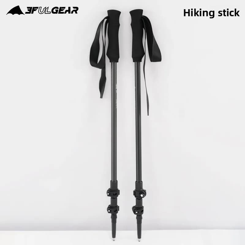 Hiking Poles Ultra-Lightweight Carbon Fiber Telescopic and Foldable, Multi-Functional Aluminum Alloy Hiking and Trekking Poles