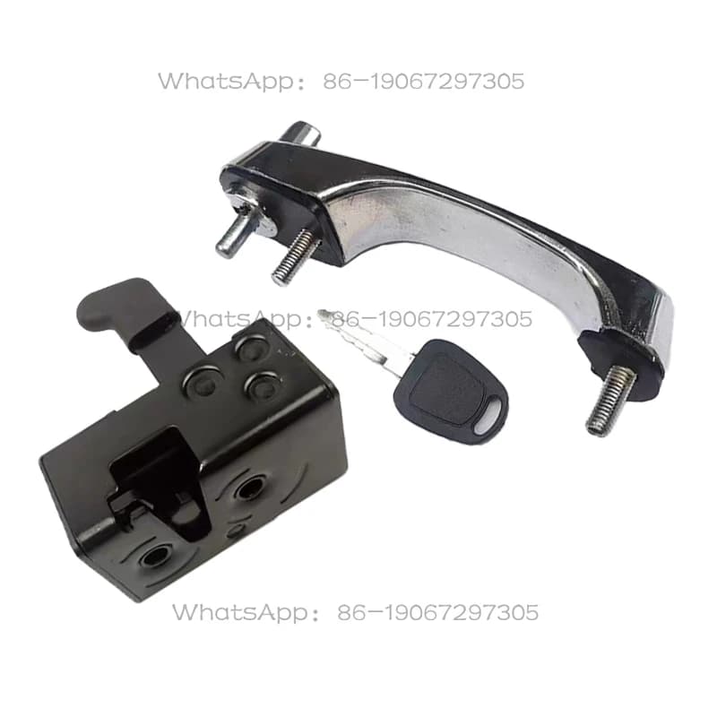 Applicabile alle parti dell'escavatore DX55/DX60-9-7: Gruppo serratura porta cabina con blocco maniglia esterna