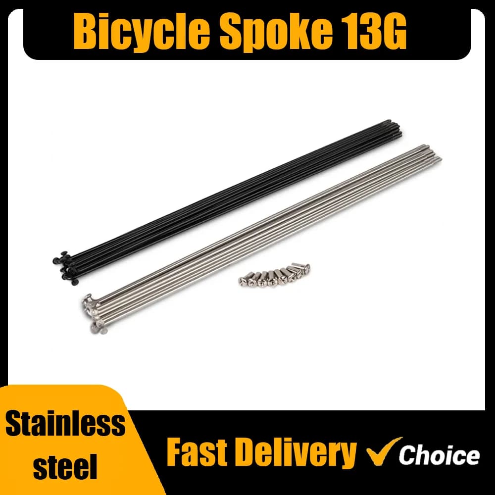 10 pezzi personalizzati su misura raggio raggio per maglieria ago in acciaio inossidabile 13G nastro bicicletta bici elettrica capezzolo in rame