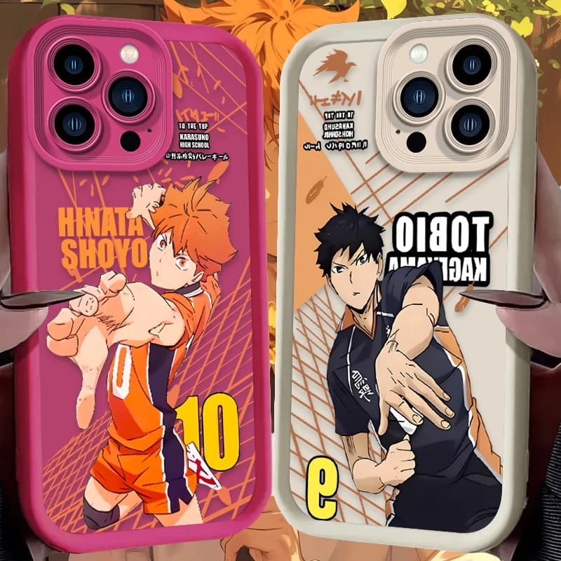 Haikyuu Shoyo Hinata Cassa Del Telefono Per iPhone 17 Air 16 16E 15 14 13 12 11 Pro Max X XS Max XR SE 2020 SE4 7 8 Copertura In Silicone