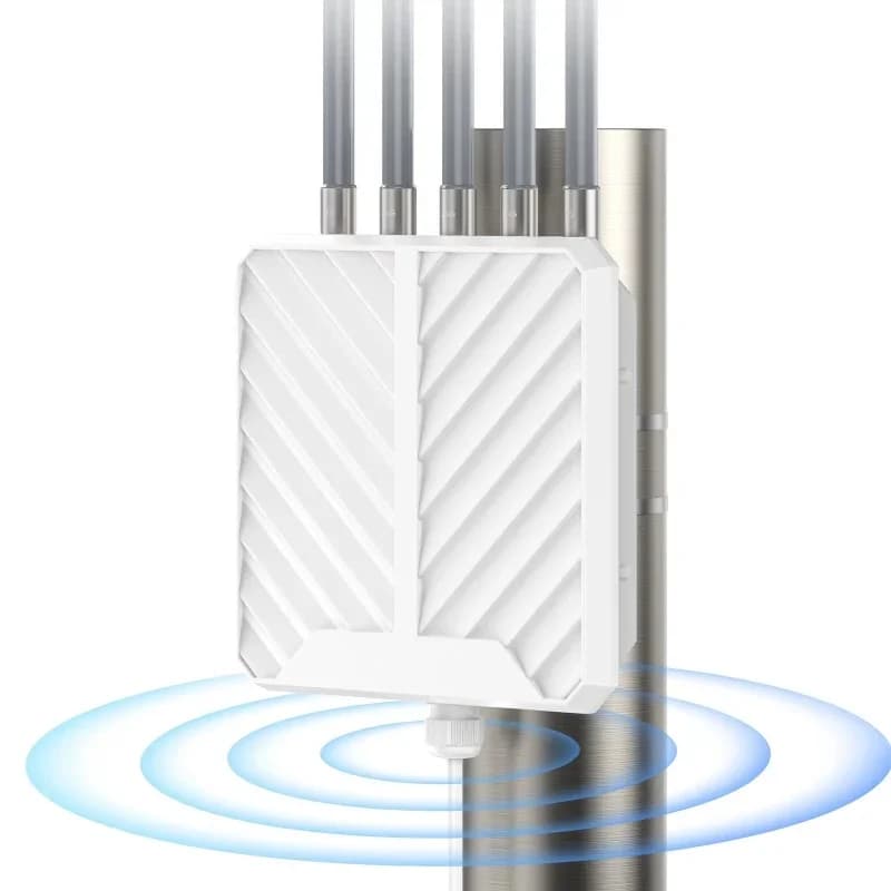 Bridge WiFi 6 per Esterni ad Alta Potenza, Compatibile con Star Chain, Ripetitore WiFi Smart Dual Band per Connessioni Punto-Punto