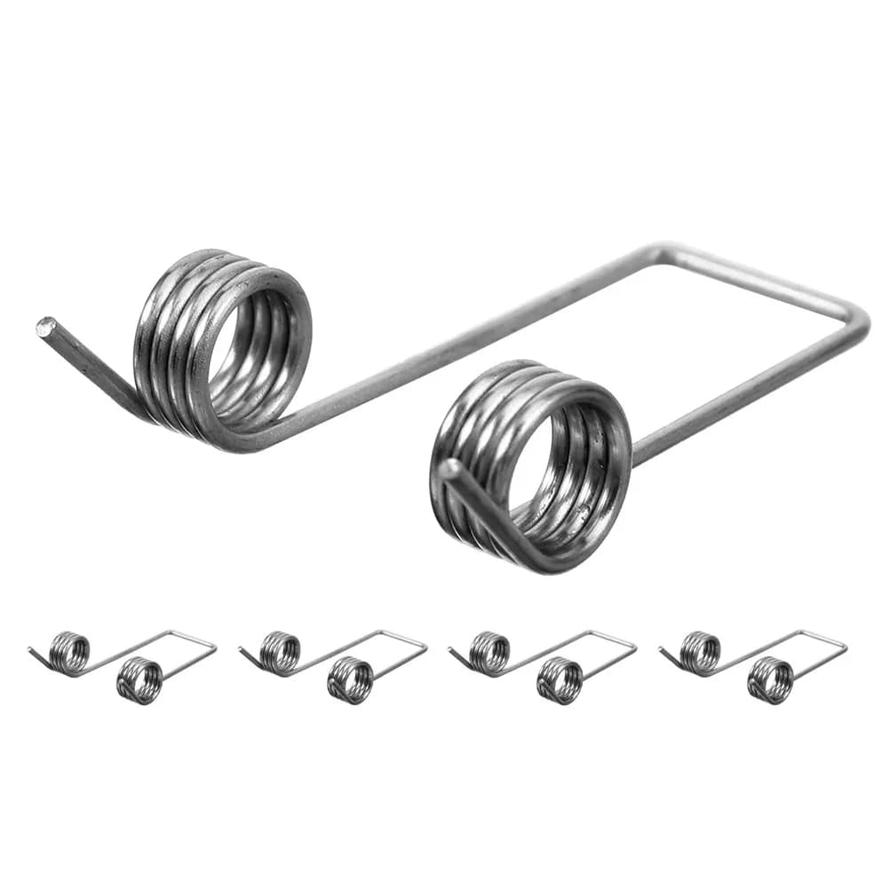 Set di 5 Molle Torsionali in Filo Metallico per Riparazione Coperchi di Bidoni della Spazzatura, Facile Installazione, Molle a Compressione a Spirale