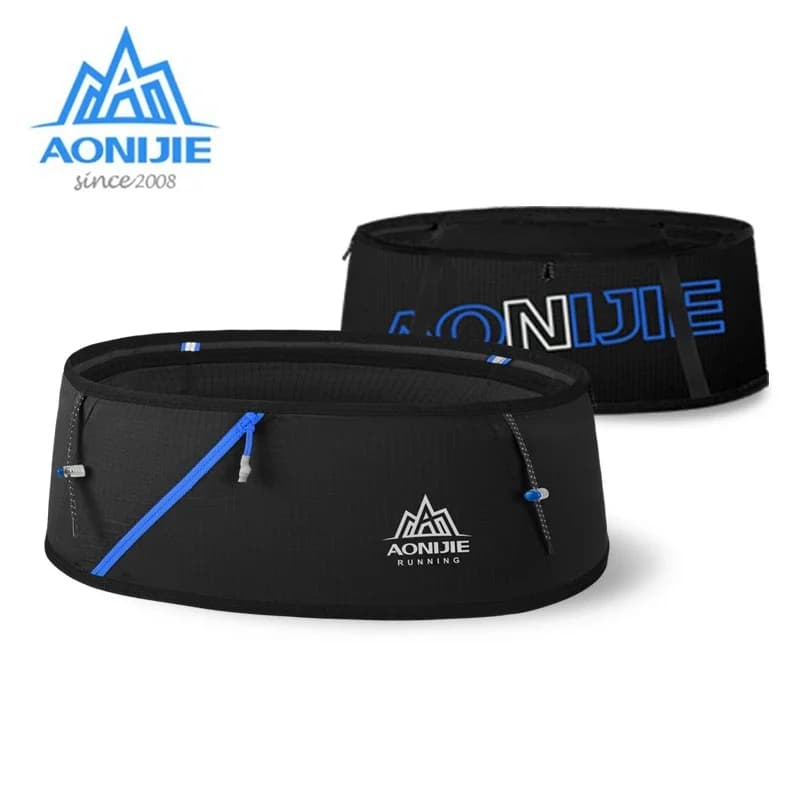 AONIJIE 4 Way Elastic Moisturizing Running Belt Travel Waist Bag Trail Marathon Training in Gym Fitness Mobile Phone Holder
