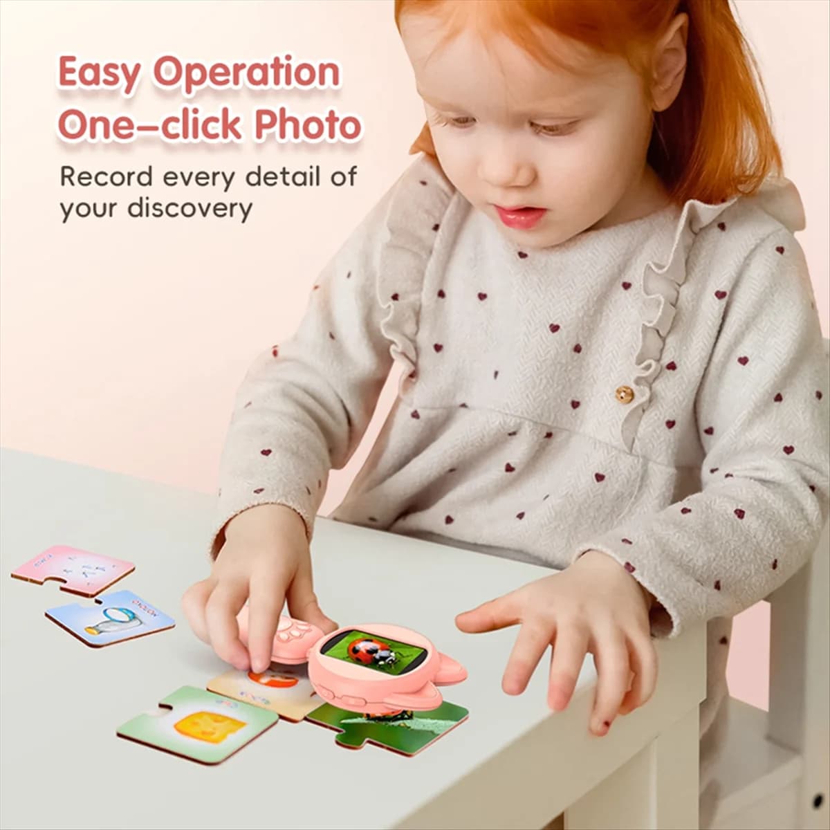 Nuovo microscopio tascabile per microscopio per bambini da 2 pollici microscopio con lente d'ingrandimento digitale elettrica portatile giocattolo con stelo esterno B