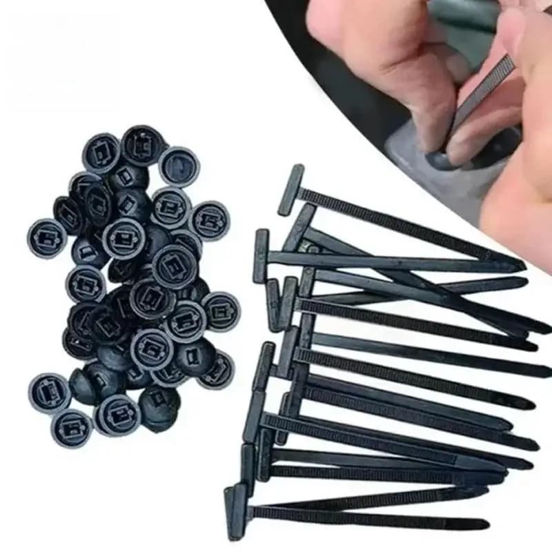 Fibbia per fascette in nylon multiuso durevole Strumenti universali per fascette in plastica per officina di uffici domestici e uso esterno