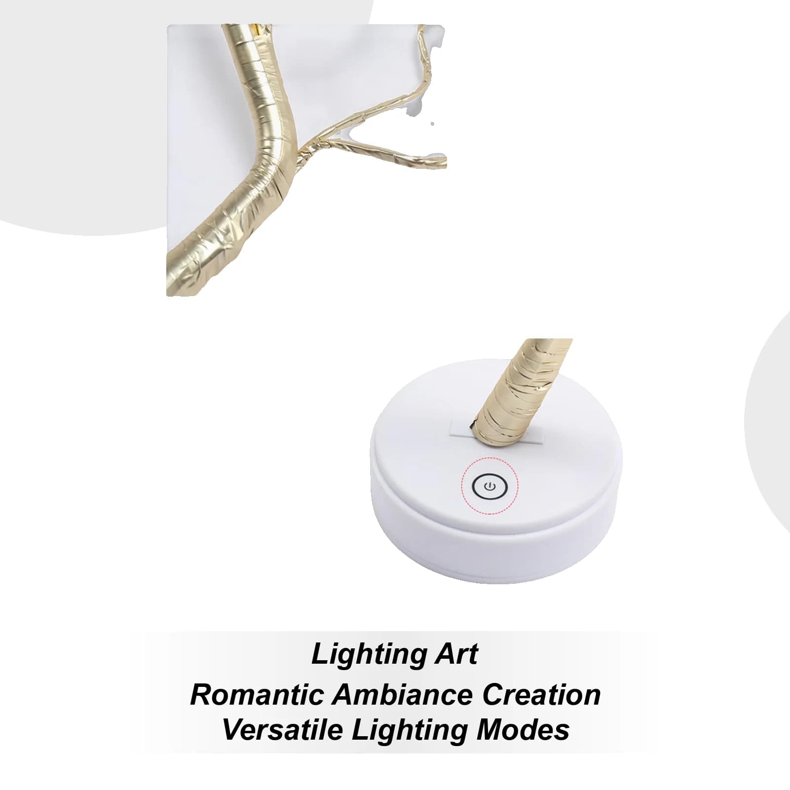 Lampada da fata multimodale 108 LED 20 pollici fai da te flessibile lampada da notte albero bonsai per casa ufficio appartamento studio camera da letto