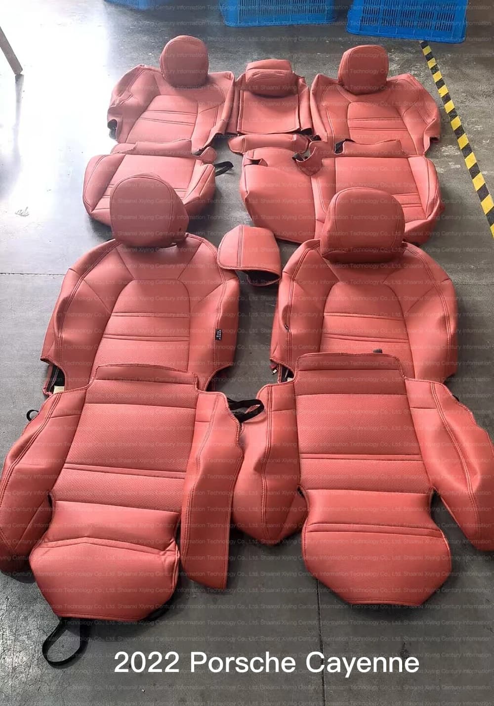 Customized Car Accessories Seat Covers Complete set of central perforated leather for Porsche Cayenne Macan Panamera