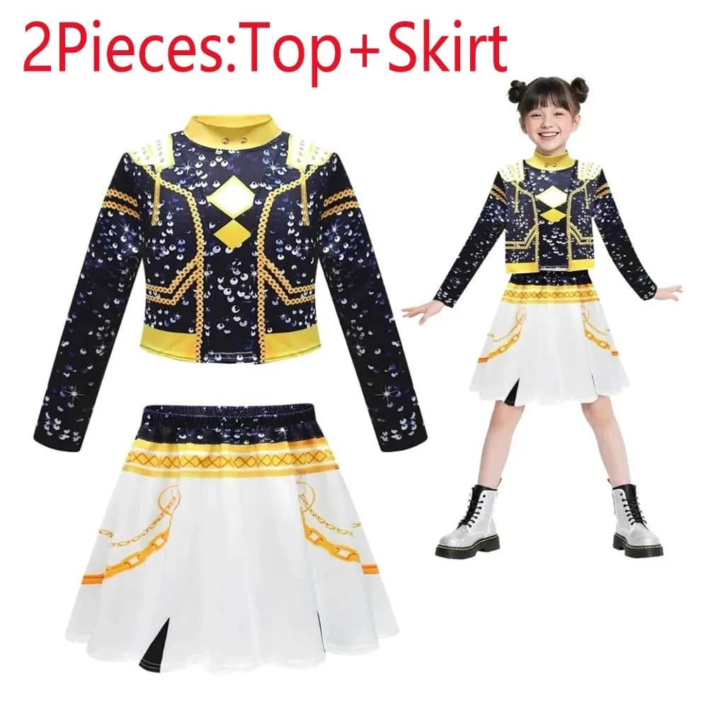 Film coreano Giochi di ruolo Abbigliamento Ragazza Gruppo Costume per bambini Vestito preferito Abiti per spettacoli teatrali Vestito da guerriero di Halloween