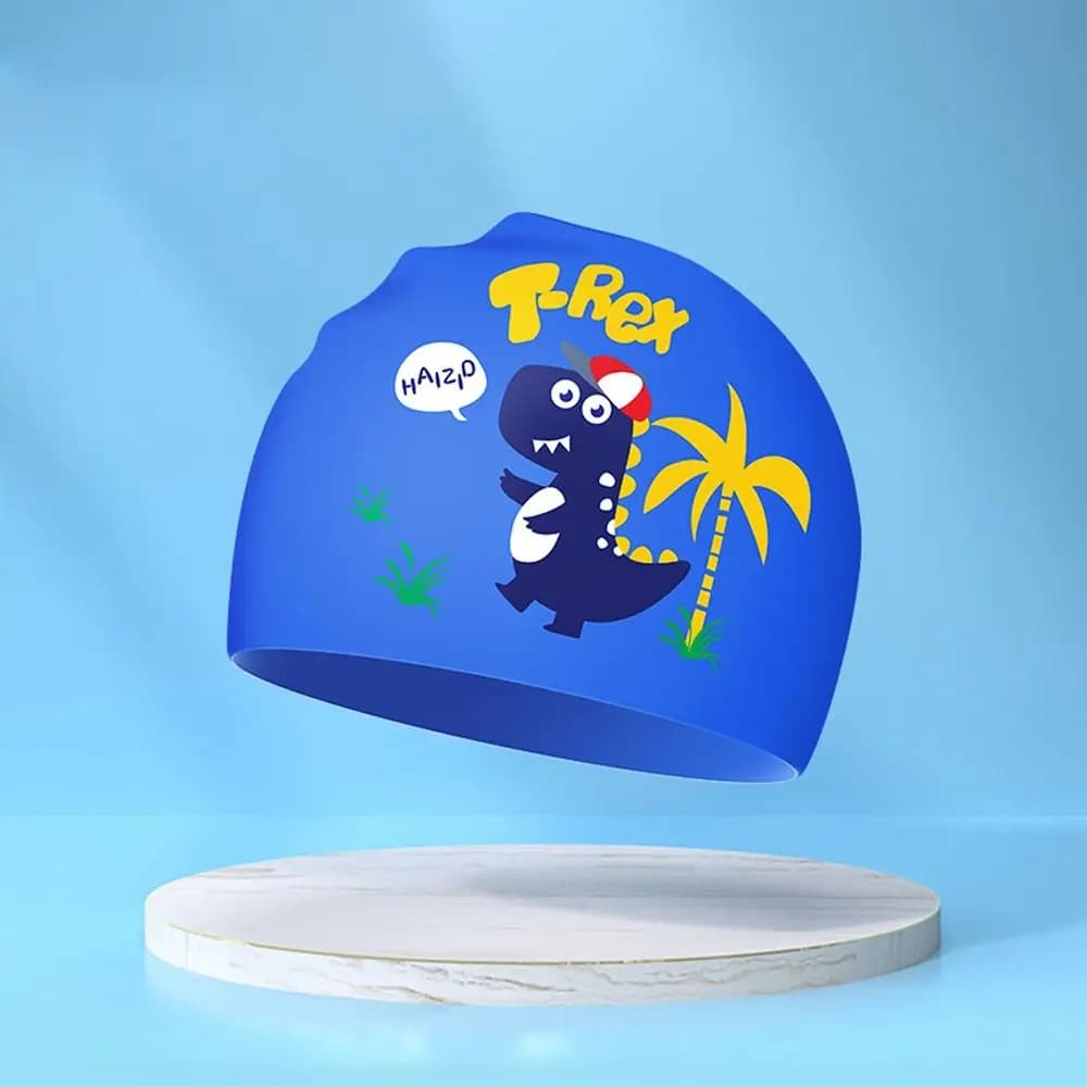 Swimming Accessories Silicone Swimming Cap Elastic Protect Ears Diving Cap Long Hair Waterproof Bathing Cap Beach