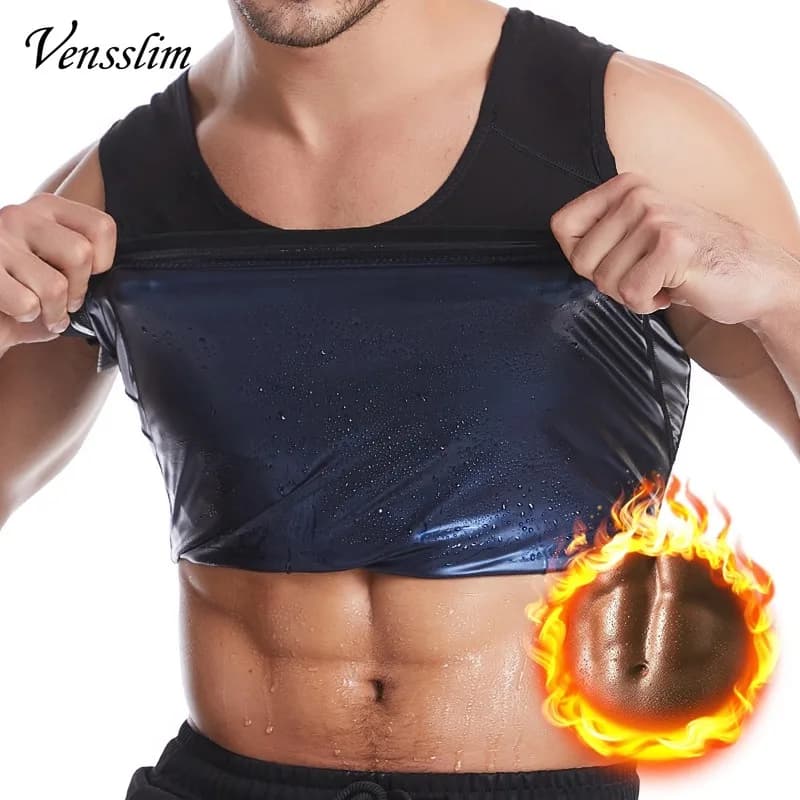 Venslim sweater Sauna Vest Man Body Shaper Burning Fat Slimming Shirt Compression Trimmer Weight Loss Waist Trainer Canotte